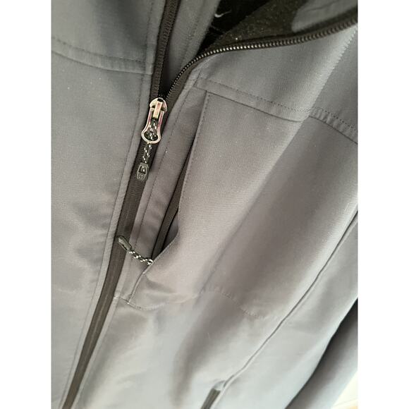 Swiss Tech Mens 2XL (50-52) Rain Resistant Soft Shell Jacket Utility Workwear - Picture 6 of 9